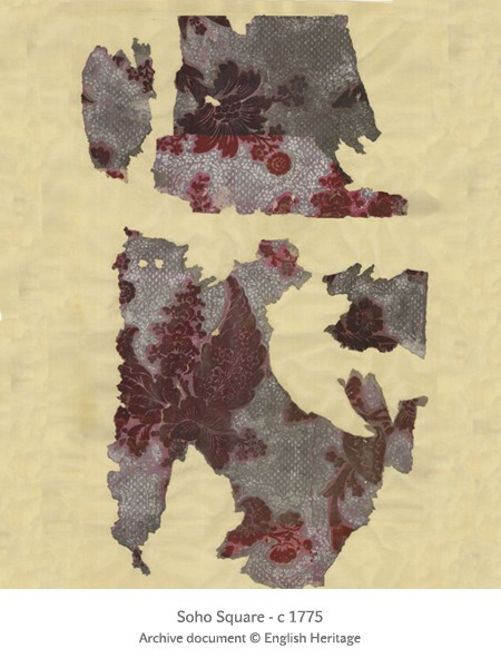 Обои Little Greene London Wallpapers Soho Square - Duck Egg 0277SODUCKE